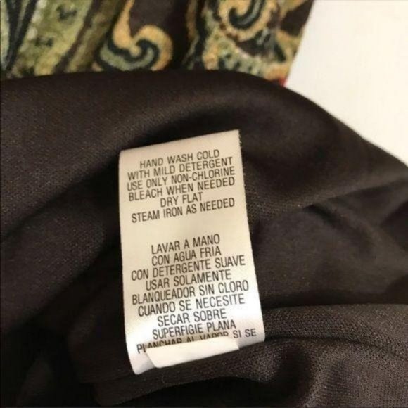 Sandra Darren Brown 6 Paisley Print Shift Dress - Picture 8 of 9